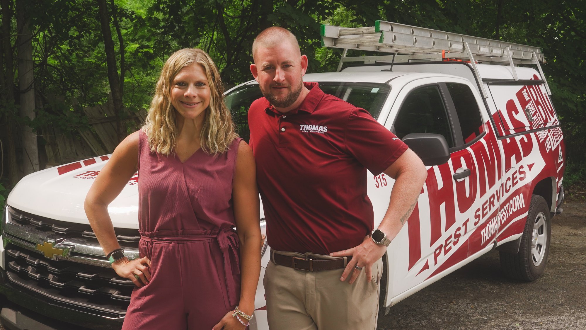 Sarah and Bill Clark of Thomas Pest Services | We Treat Little Things Like Big Things Sarah and Bill Clark of Thomas Pest Services | We Treat Little Things Like Big Things