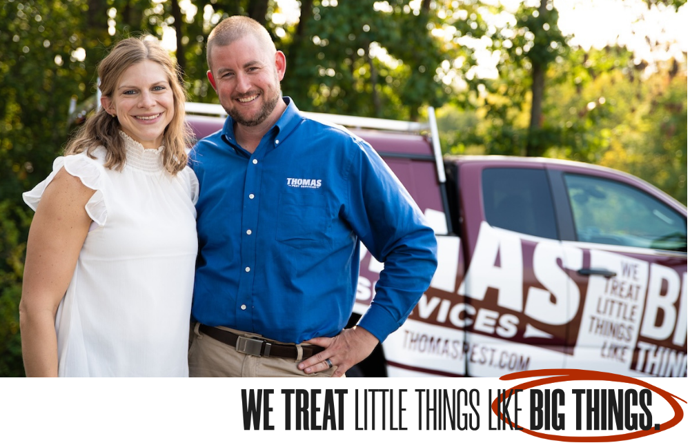 Sarah and Bill Clark of Thomas Pest Services | We Treat Little Things Like Big Things