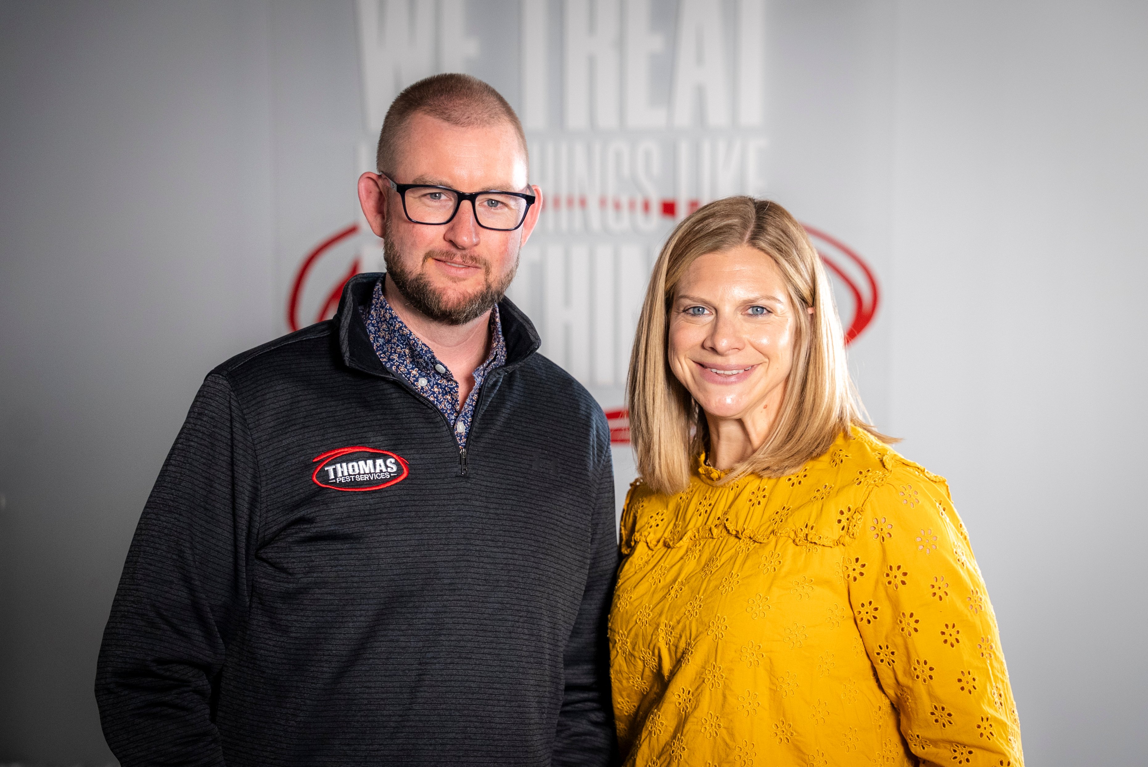 Sarah and Bill Clark of Thomas Pest Services | We Treat Little Things Like Big Things