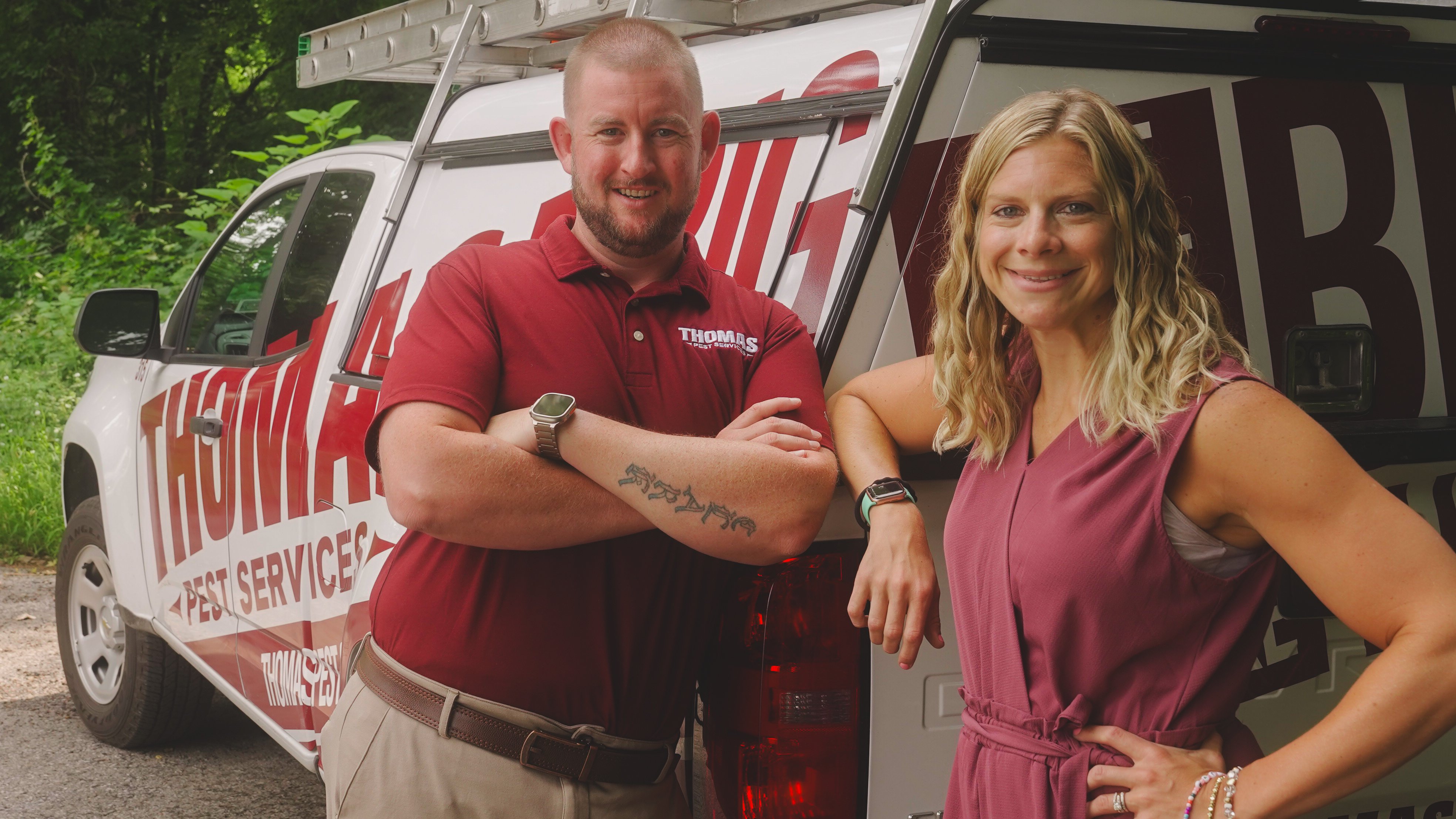 Sarah and Bill Clark of Thomas Pest Services | We Treat Little Things Like Big Things